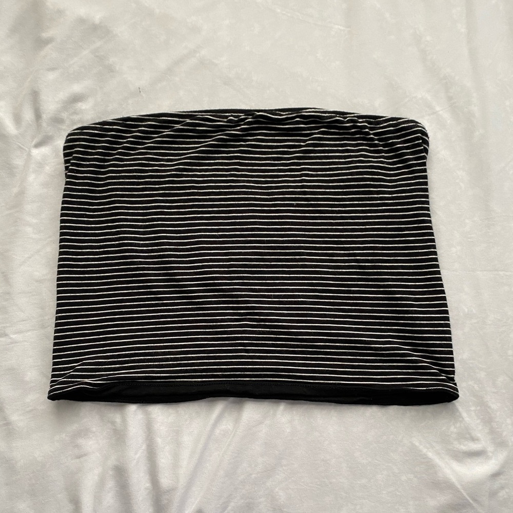 American Eagle Striped Tube Top